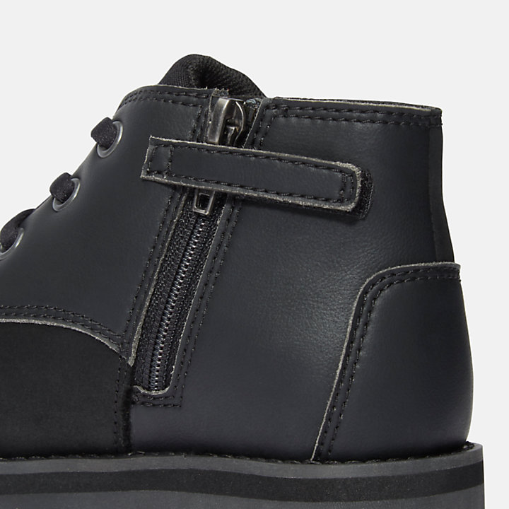 Courma Kid Chukka Boot for Youth in Black-