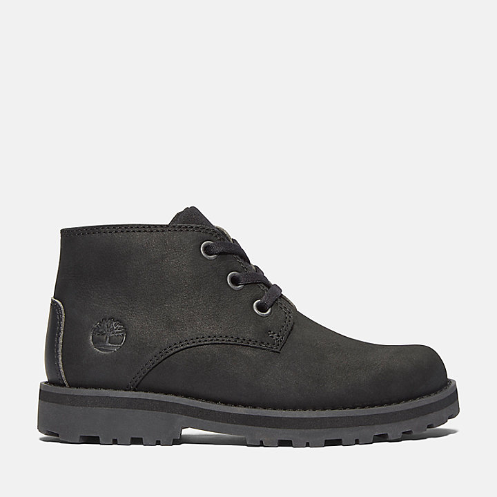 Courma Kid Chukka Boot for Youth in Black