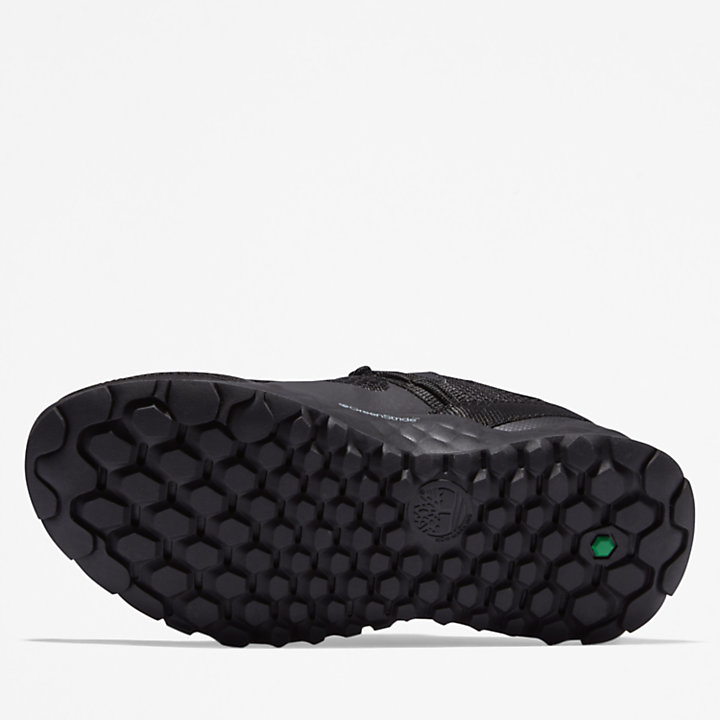 Sneaker da Bambino (dal 30,5 al 35) Solar Wave GreenStride™ in colore nero-