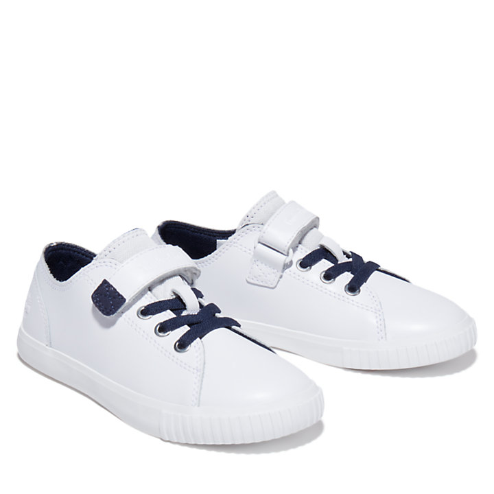 Newport Bay Sneaker für Kinder in Weiß/Navyblau-