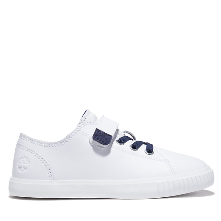 Newport Bay Sneaker voor kids in wit/marineblauw-