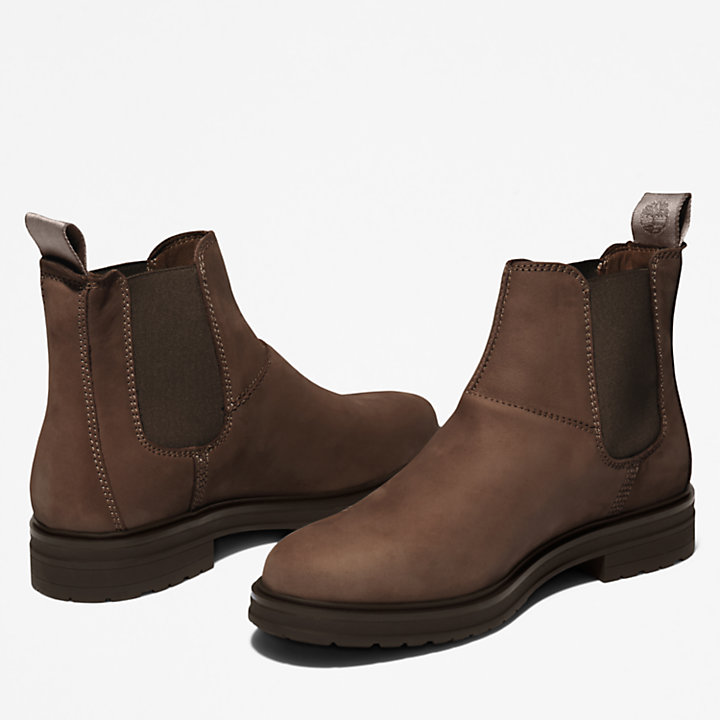 Hannover Hill Chelsea Boot for Women in Dark Brown-