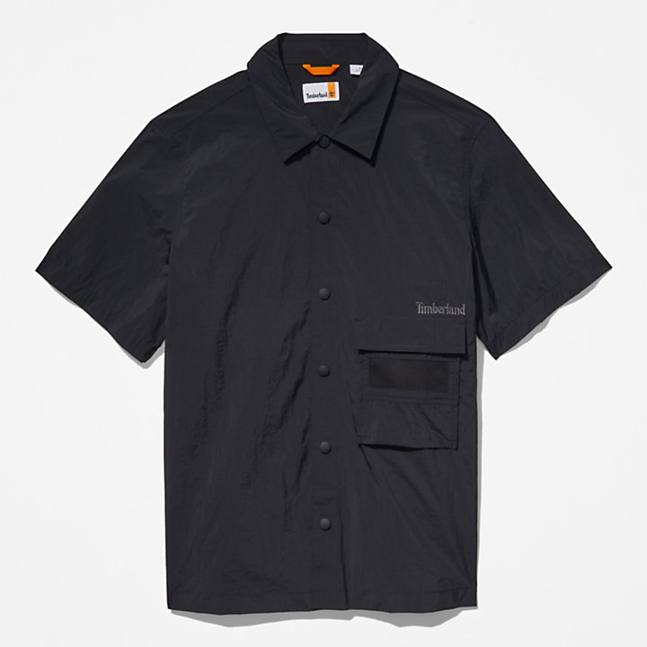 Chemise à séchage rapide pour homme en noir-