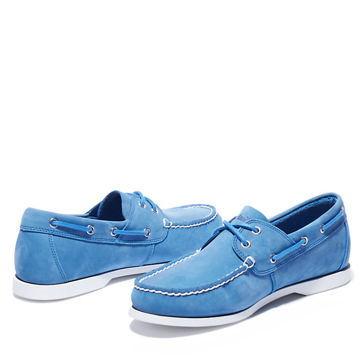 Cedar Bay Boat Shoe for Men in Blue-