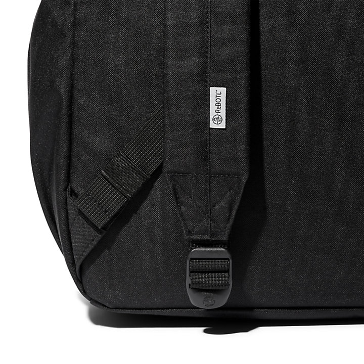 Thayer Zip-Top Backpack in Black-