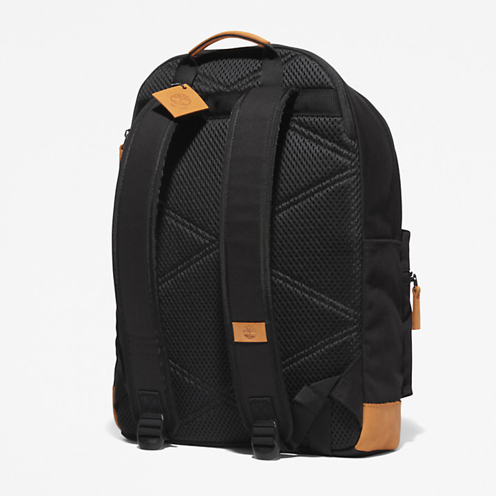Needham Zip-Top Backpack in Black-