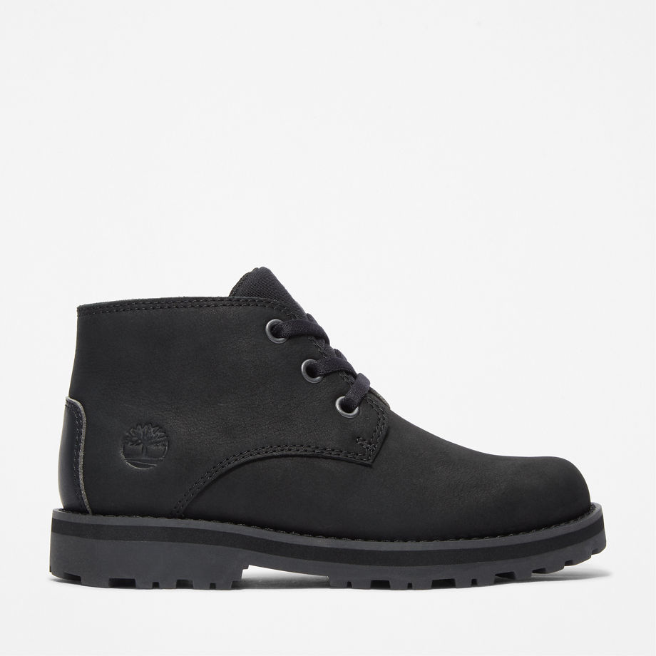 Timberland Courma Kid Chukka Boot For Junior In Black Black Kids, Size 5