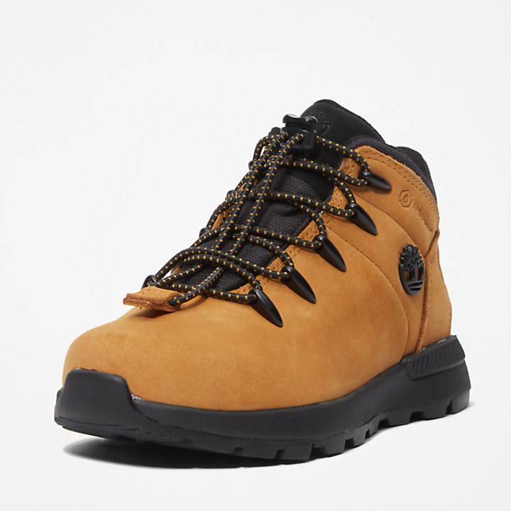 Sprint Trekker Mid Hiking Boot for Youth in Yellow-