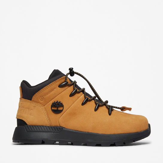 Sprint Trekker Mid Hiking Boot for Youth in Yellow | Timberland