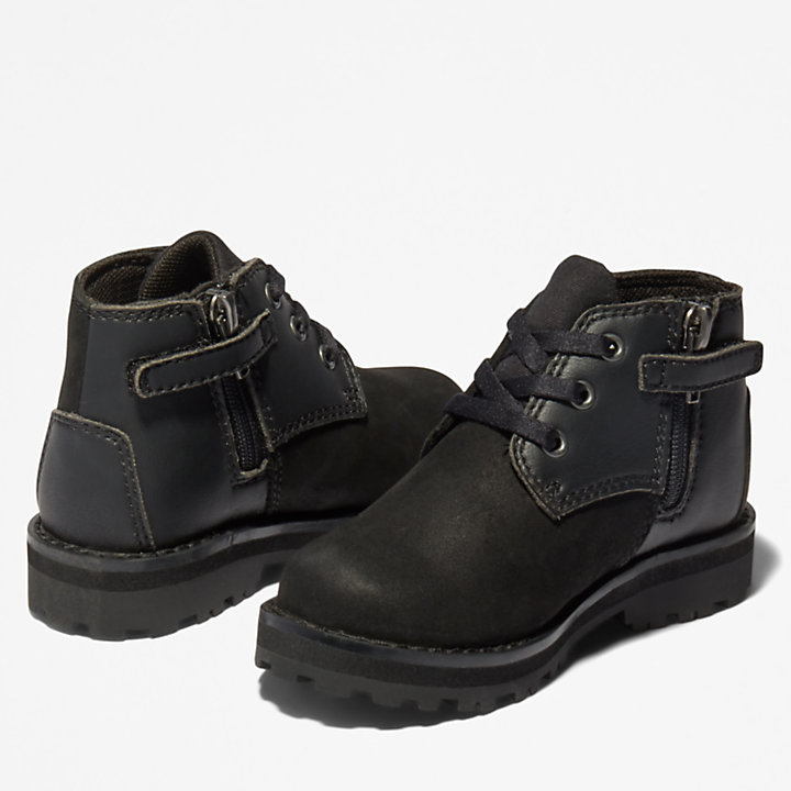 Courma Kid Chukka Boot for Toddler in Black-