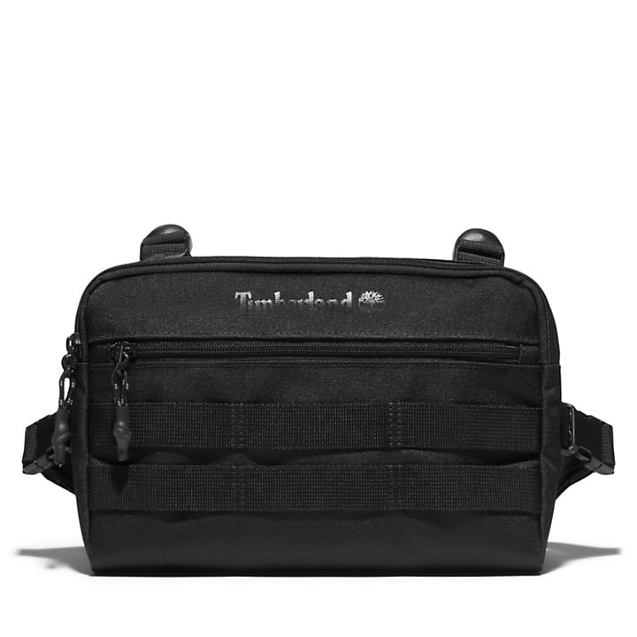 Timberland® Logo Chest Bag in Black-