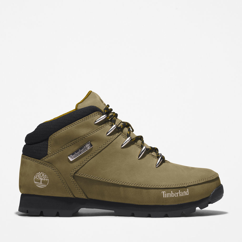 Timberland Euro Sprint Hiker For Men In Green/black Green, Size 9