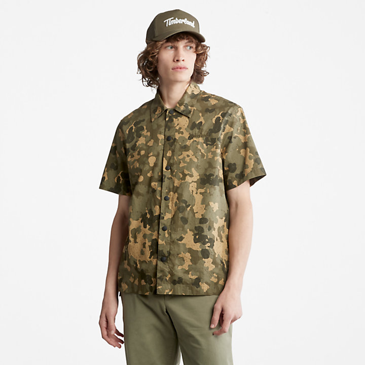Outdoor Heritage All-Over Print Overhemd voor heren in camouflage-