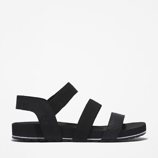 Sandalo da Donna con Cinturino alla Caviglia Malibu Waves in colore nero | Timberland