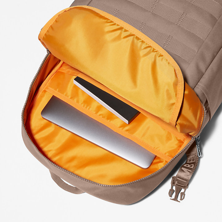 Dardin Zip-top Backpack in Light Brown-