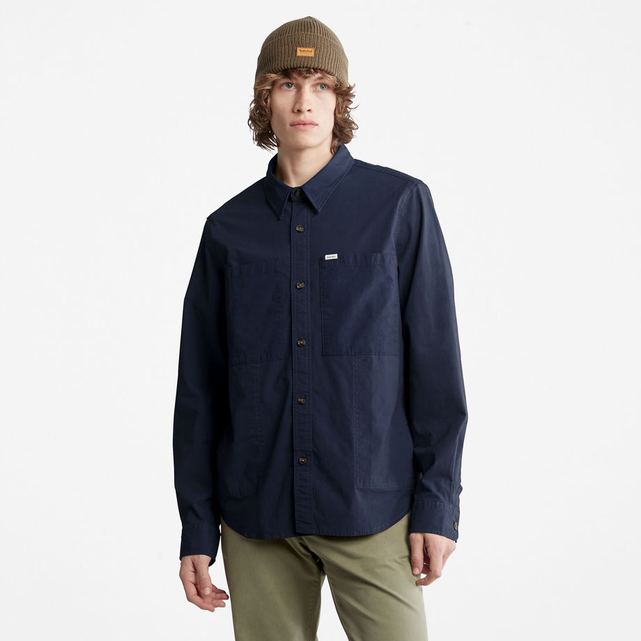 Timberland Outdoor Heritage Overshirt For Men In Navy Navy, Size S
