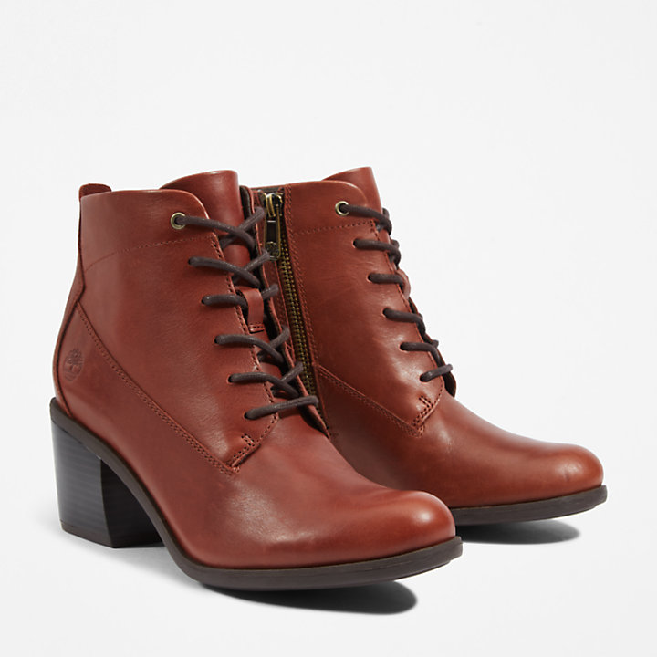 Brynlee Park Lace-Up Boot for Women in Brown-