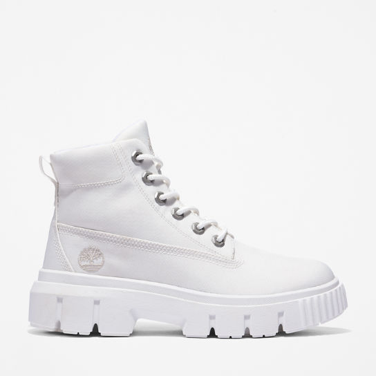 Greyfield Mid Lace-Up Boot for Women in White | Timberland