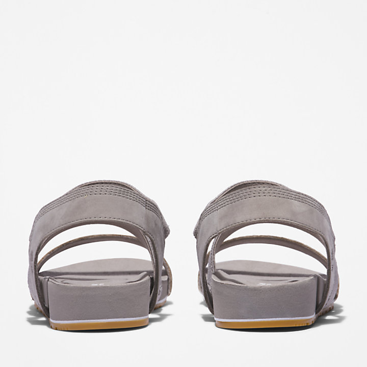 Malibu Waves Sandale mit Knöchelriemchen für Damen in Grau-
