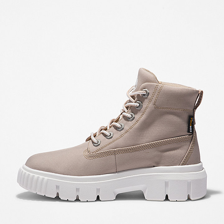 Greyfield Mid Lace-up Boot voor dames in beige