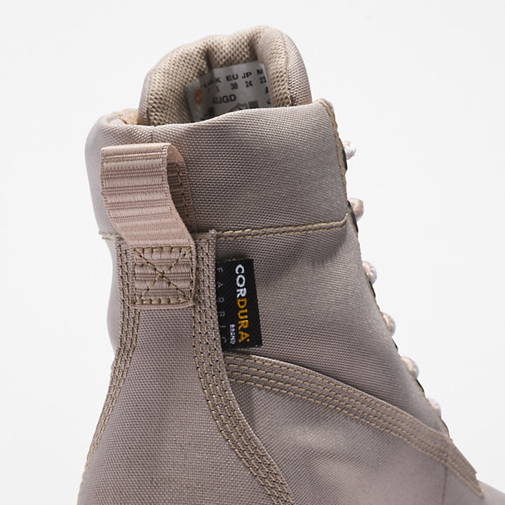 Greyfield canvas boots voor dames in beige-