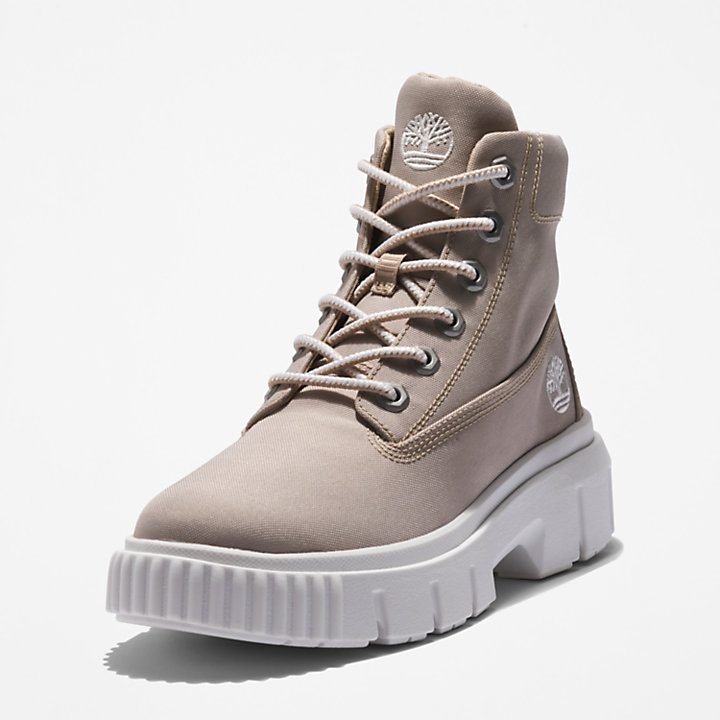 Greyfield Canvas Boots for Women in Beige-