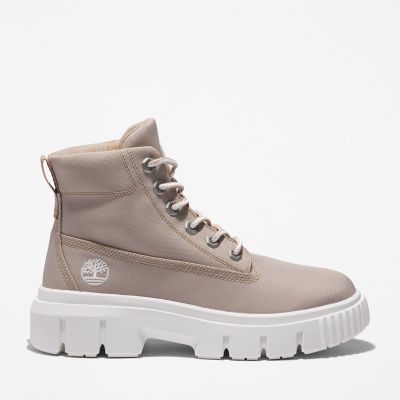Timberland Greyfield Mid Lace-up Boot For Women In Beige Beige