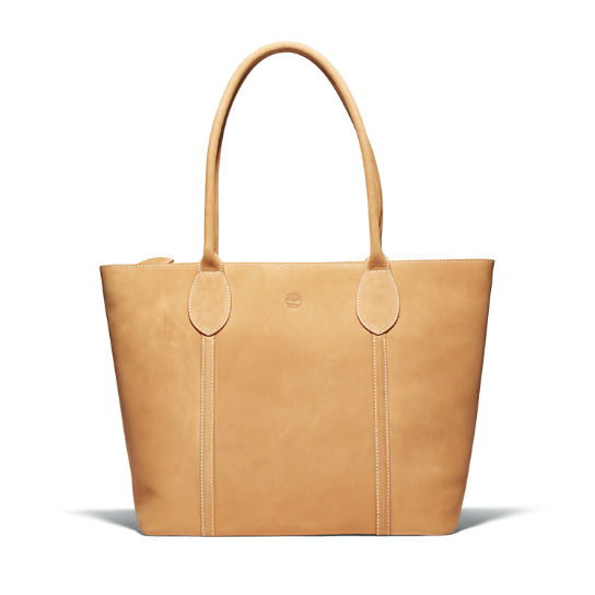 New Rain Leather Tote Bag in Yellow | Timberland