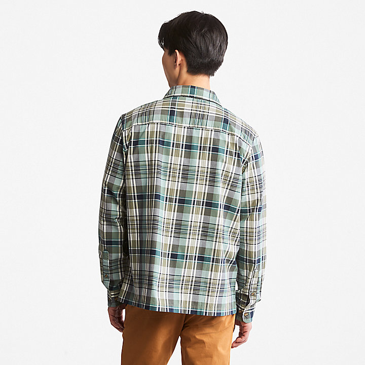 Outdoor Heritage Check Shirt for Men in Green