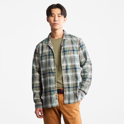 Timberland Outdoor Heritage Check Shirt For Men In Green Green