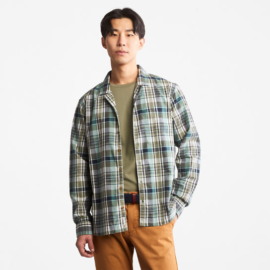 Outdoor Heritage Check Shirt for Men in Green | Timberland