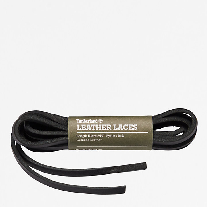 44-inch Flat Rawhide Replacement Laces in Black-