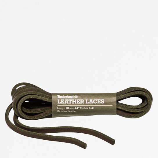 44-inch Flat Rawhide Replacement Laces in Green | Timberland
