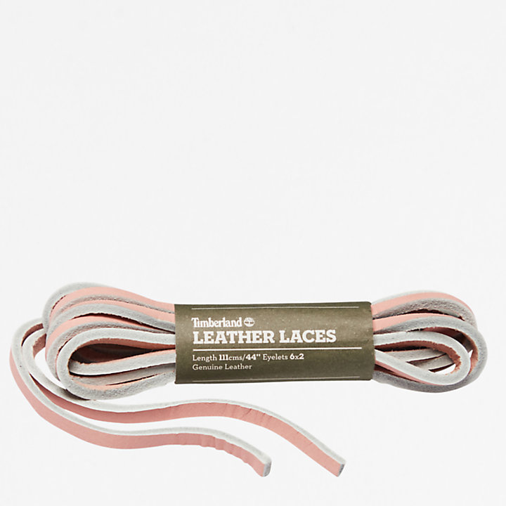 44-inch Flat Rawhide Replacement Laces in Pink-
