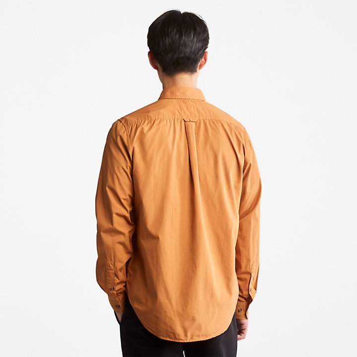 Outdoor Heritage Washed Poplin Shirt for Men in Light Brown | Timberland