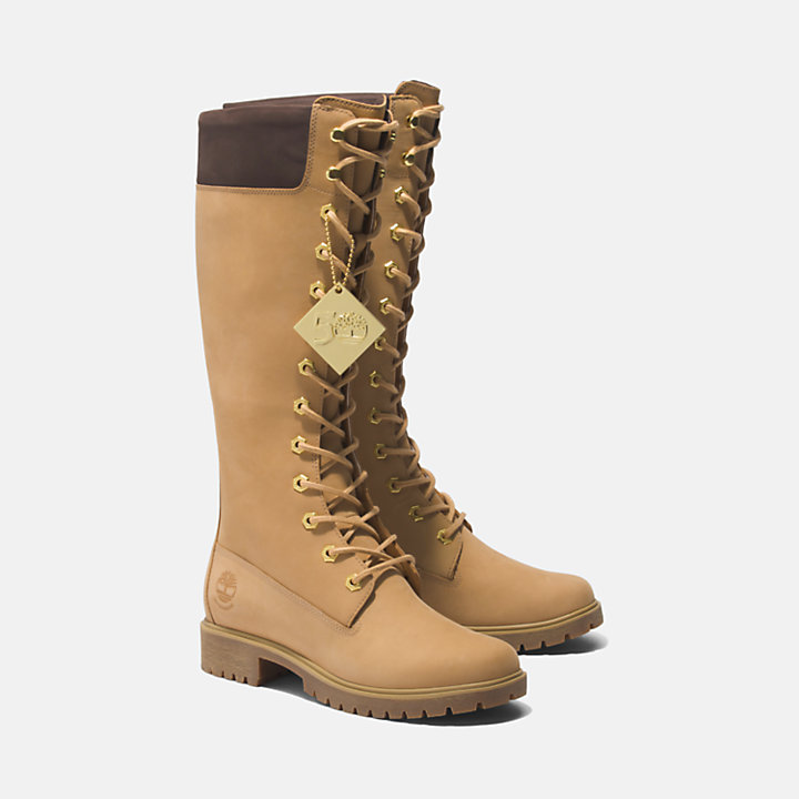Botas impermeables 14-Inch Timberland® 50th Edition Butters para mujer en Golden Butter-