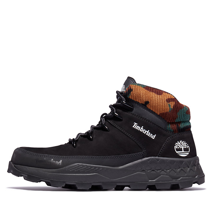 Brooklyn Euro Sprint Boot for Men in Black and Camo-