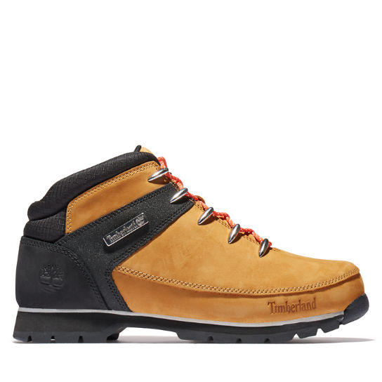 Euro Sprint Orange-laced Hiker for Men in Yellow/Black | Timberland