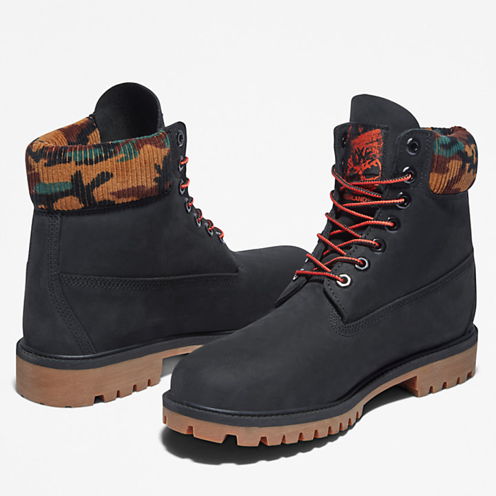 6-inch Boot d'hiver Timberland® Heritage pour homme en noir/camouflage-