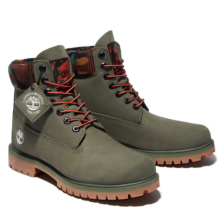 6-inch Boot d'hiver Timberland® Heritage pour homme en vert/camouflage-