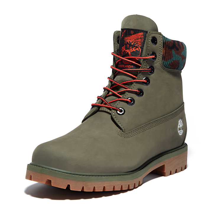 6-inch Boot d'hiver Timberland® Heritage pour homme en vert/camouflage-