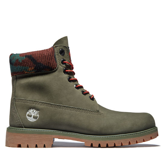 6-inch Boot d'hiver Timberland® Heritage pour homme en vert/camouflage | Timberland