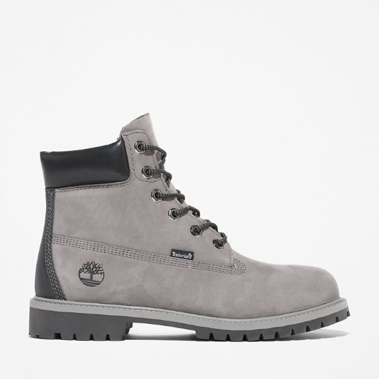 Timberland® Premium 6 Inch Boots for Junior in Grey | Timberland