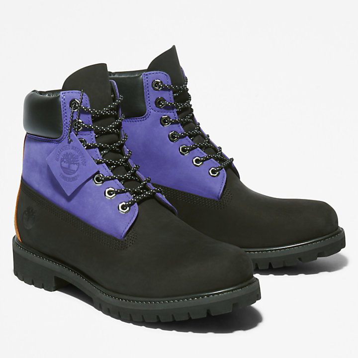 Timberland® Premium Extra Warm 6 Inch Boot for Men in Black/Purple-