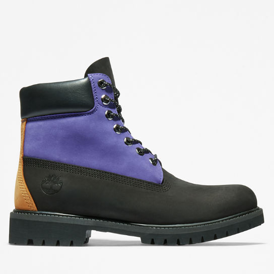 Timberland® Premium Extra Warm 6 Inch Boot for Men in Black/Purple | Timberland
