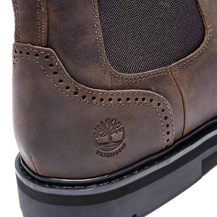 Squall Canyon Chelsea Boot for Men in Dark Brown-