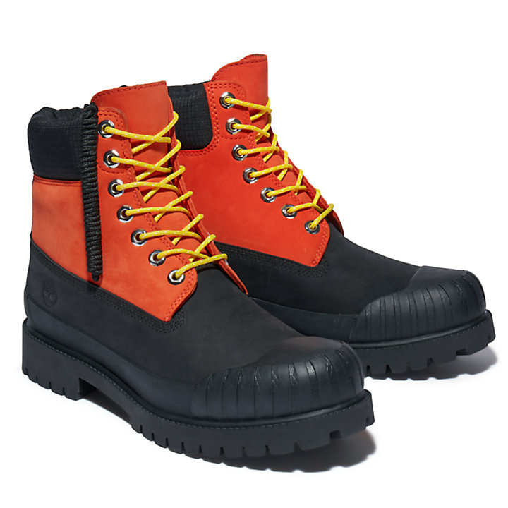 6-Inch Boot Timberland® à bout en caoutchouc pour homme en orange-
