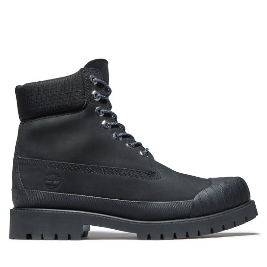 Timberland® 6 Inch Rubber Toe Boot for Men in Black | Timberland
