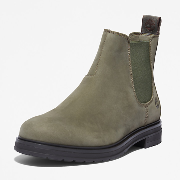 Hannover Hill Chelsea Boot for Women in Dark Green-