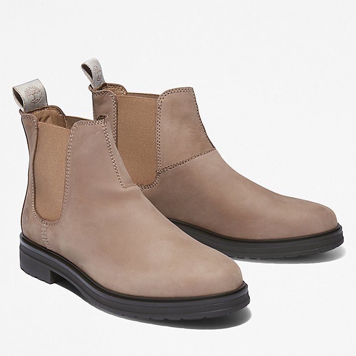 Bota Chelsea Hannover Hill para mujer beis o gris